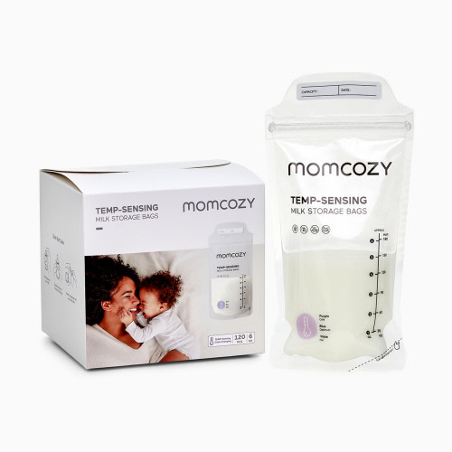 Momcozy Breastmilk Storage Bags - White, 120