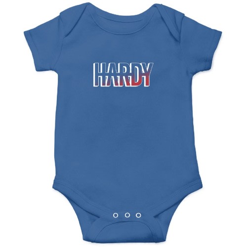 Hardyy gradient logo Onesies Kids's Short Sleeve Onesie 12M Royal sold by Daharkaibi | SKU 987677419 | Printerval