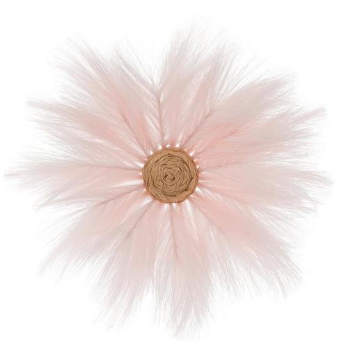 Pink Pampas Grass Flower Wall Decor