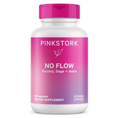 Pink Stork No Flow Dietary Supplement Capsules - 60ct