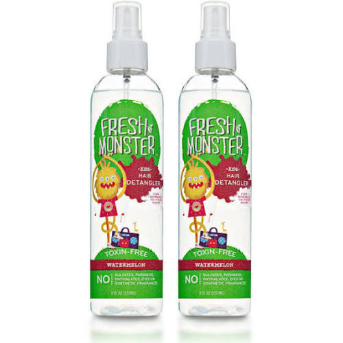 Fresh Monster Toxin-free Hypoallergenic Kids Detangler Spray, Watermelon, 2Count, 8 oz | Google Shopping