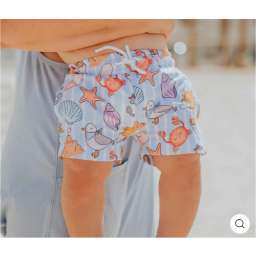 Crabby & Cute Swim Shorts