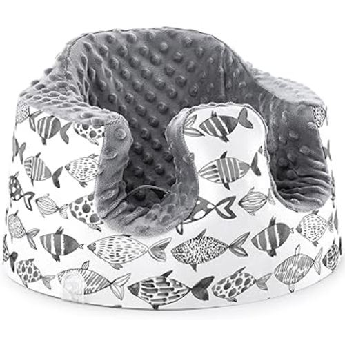 Seat Cover Compatible with Bumbo and Nuby Seat, Booster Seats Accessories, Soft Breathable Cover for Baby Girl Boy, Cover Only