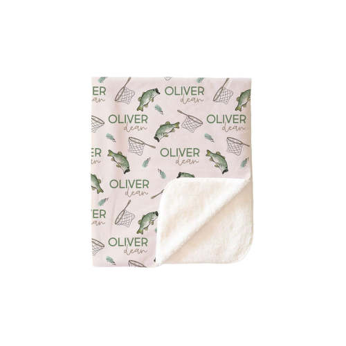 Bass Buddies Personalized Kids Blanket