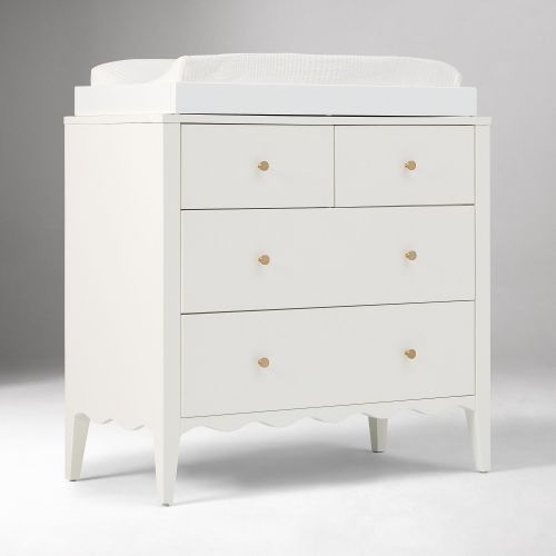 Daisy Narrow Dresser with Removable Topper (36")