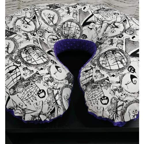 Love to Be Boppy Pillow Cover. Boppy Cover. Pillow Cover. Halloween Couple Pillow Cover.