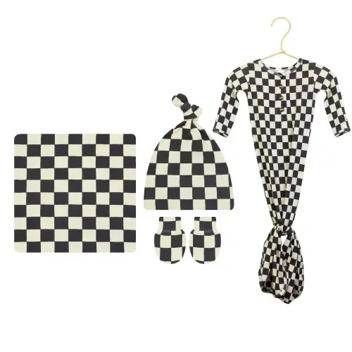 Gibson Newborn Hat Bundle (Gown)