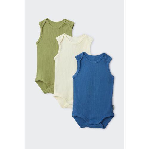 Bonds Rib Singletsuit 3 Pack | Baby Baby Bodysuit | BWDFA