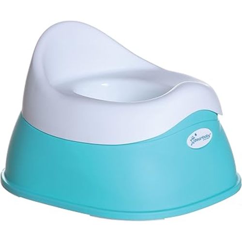 Dreambaby EZY-Potty - Toddler Potty Training Toilet Seat with Removable Bowl and Splash Guard, Aqua