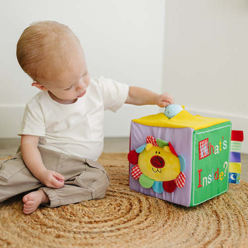Baby Surprise Box What's Inside Box with Colorful Sensory Baby Toys – Genius Babies Toys