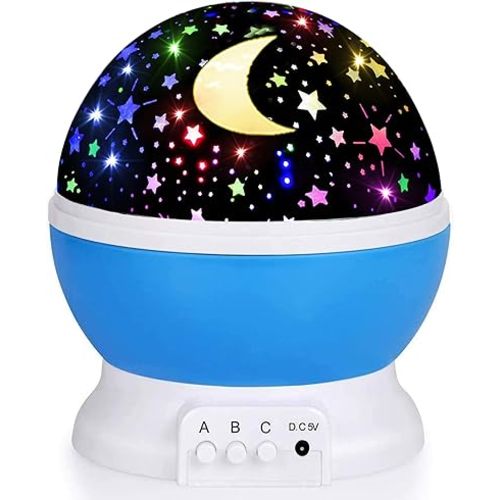 Star Night Light Projector for Kids' Room - Glow in the Dark Stars, Christmas & Birthday Gift, Sensory Light Lamp for Kids' Room Decor