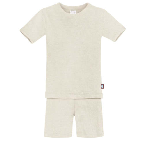 Boys and Girls Soft Organic Cotton Short Sleeve Snug Fit Pajama Set | - City Threads USA