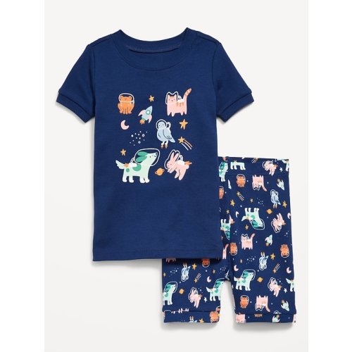 Printed Snug-Fit Pajama Set for Toddler & Baby