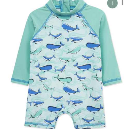 Whale 1-Piece Rashguard Suit