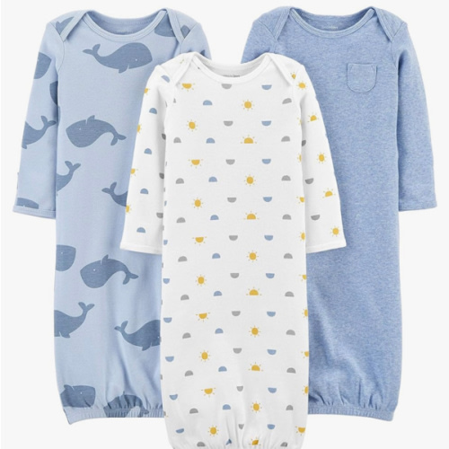Simple Joys by Carter's baby-boys 3-pack Cotton Sleeper Gown