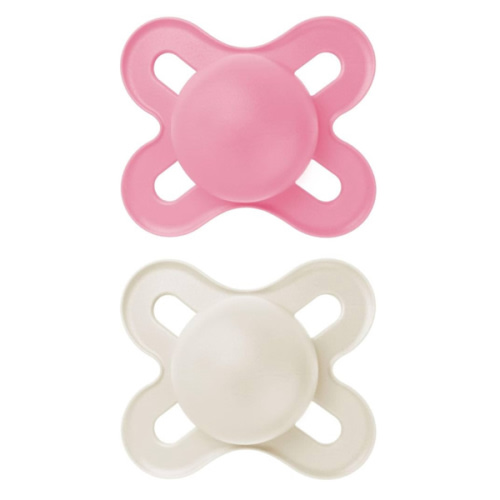 MAM Original Start Matte Baby Pacifiers, Binky for 0-3 Months, BPA-Free Silicone Nipple, Easy to Clean, Best for Newborn Babies, Developed with Medical Experts, 2 Count Binkies with Sterilizer Case