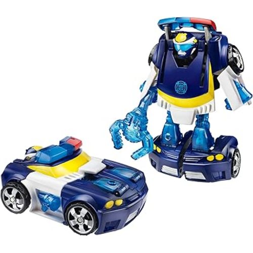 Transformers Playskool Heroes Rescue Bots Energize Chase The Police-Bot Action Figure, Ages 3-7 (Amazon Exclusive)