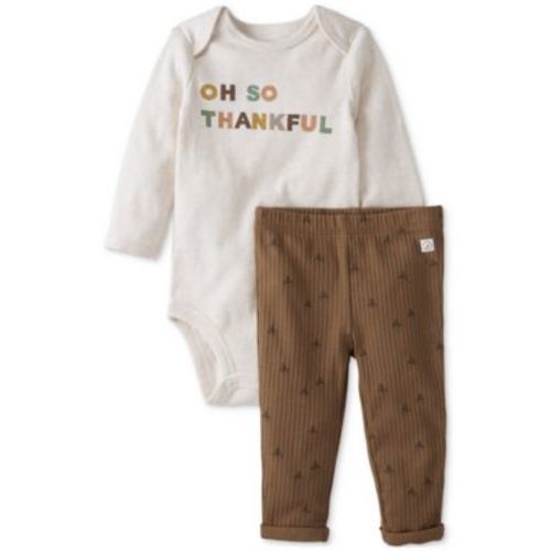 Baby Oh So Thankful Organic Cotton Bodysuit & Pants, 2 Piece Set