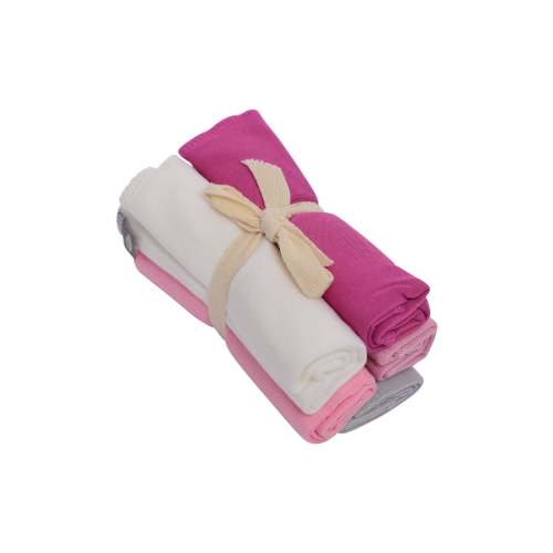 Solid Washcloth Combo 5-Pack in Pastel (Multi Girl)