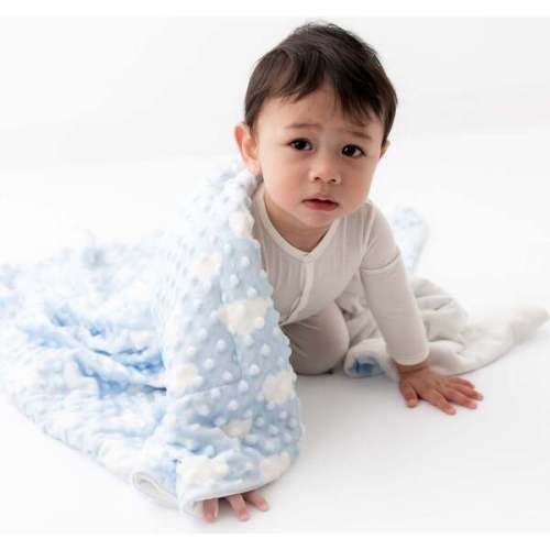 Cloud Blanket, Blue - Bamboo Little | Maisonette