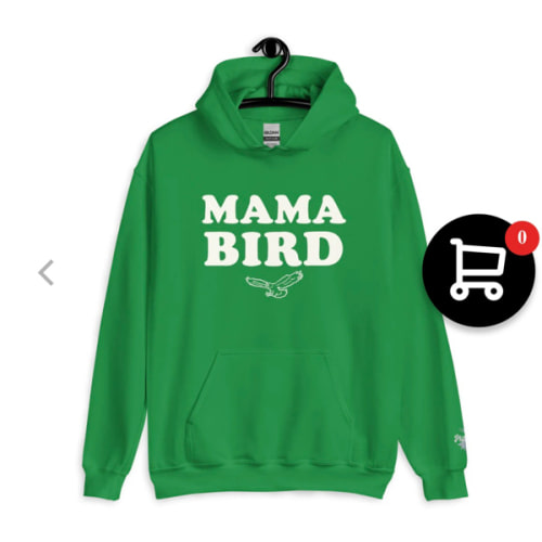 "Mama Bird 🦅" Hoodie | Philadelphia Football | Phillygoat