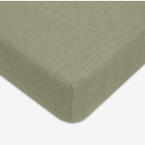 Babyletto All-Stages MIDI Crib Sheet in GOTS Certified Organic Muslin Cotton