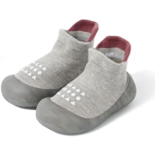 Baby Sock Shoes Baby Walking Shoes Infant Non-Slip Breathable Slippers with Soft Rubber Sole Baby Boys Girls Sneakers