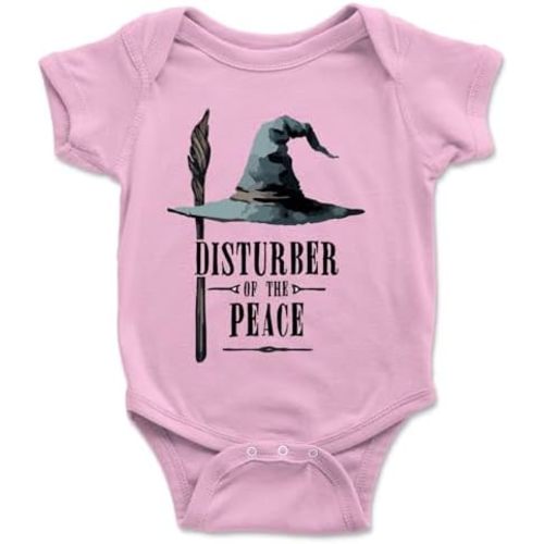 Brain Juice Tees Disturber Of The Peace Onesie® | 100% Cotton or Cotton Blend | Available in White, Gray or Pink | #V2