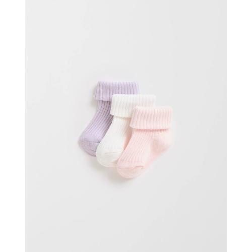 Target Baby Unisex 3 Pack Turnover Socks - Kmart