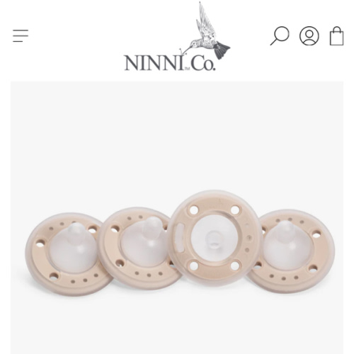 Ninni Pacifier Oatmeal 4 Pack