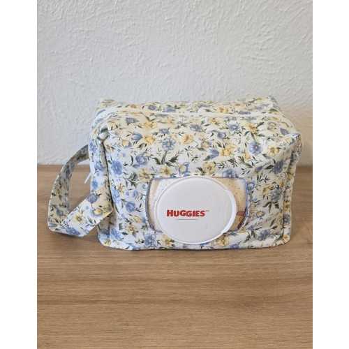 Country Floral Diaper and Wipe Pouch | Quick On The Go Diaper Bag | Diaper Pouch | Diaper Bag | Baby Shower Gift | Handmade | Dipes And Wipe