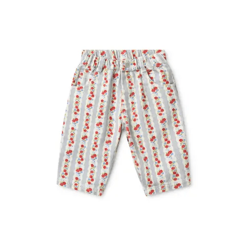 PETITE PENELOPE Aria Denim Jeans in Floral Blue Air Rose