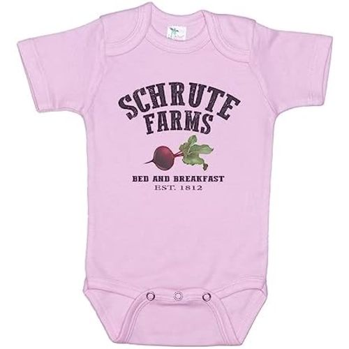 Ebenezer Fire The Office Onesie/Schrute Farms/Baby Dwight Outfit/Sublimated Design/Unisex Bodysuit