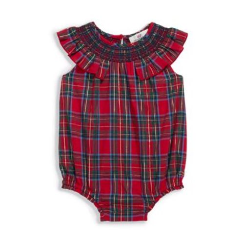 Baby Girls Regan Tartan Bubble Onesie