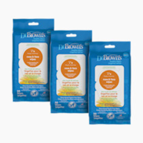Dr. Brown's Nose and Face Wipes - 90
