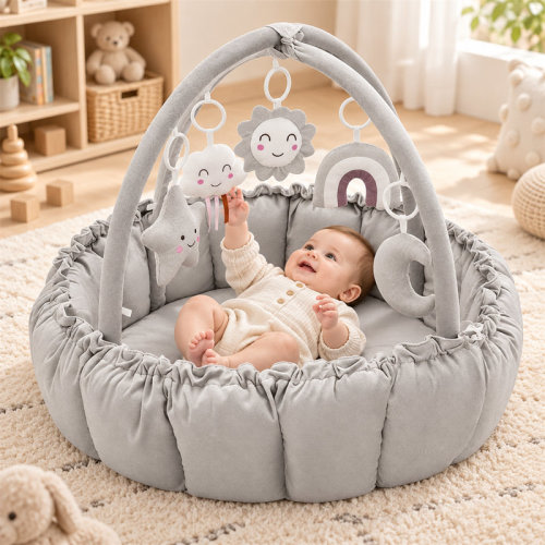 dearlomum 4-in-1 Baby Play Mat Baby Gym,tummy Time Mat For Floor Activity Gym Ball Pit Including 30 Balls With 5 Infant Learning Sensory Baby Toys For Newborn Toddler To Develop Motor Cognition Boy & Girl Spring Gifts | Wayfair