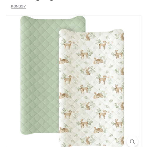 Waterproof Muslin Changing Pad Cover