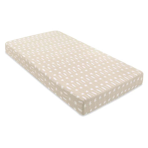 Crib Sheet In GOTS Certified Organic Muslin Cotton - Beach Bum