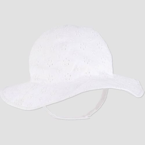 Carter's Just One You® Baby Girls' Solid Sun Hat - White