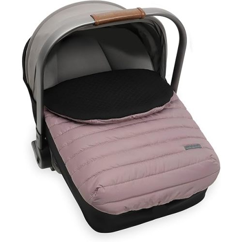 Little Unicorn Winter Car Seat Cover | Premium Insulated Fabric | Universal Fit & Easy to Install | Travel Bag Included (Mauve)