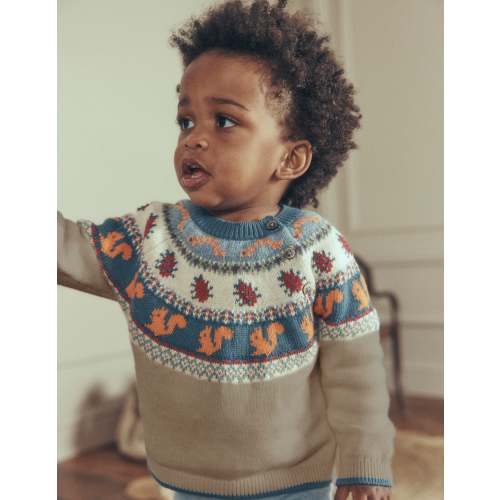 Fair Isle Knitted Play Set-Multi Woodland