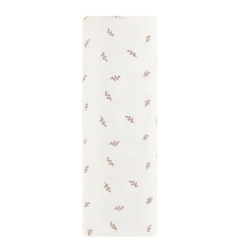 Ely's & Co. Cotton Muslin Swaddle Blanket Lavender Leaf 1 Pack