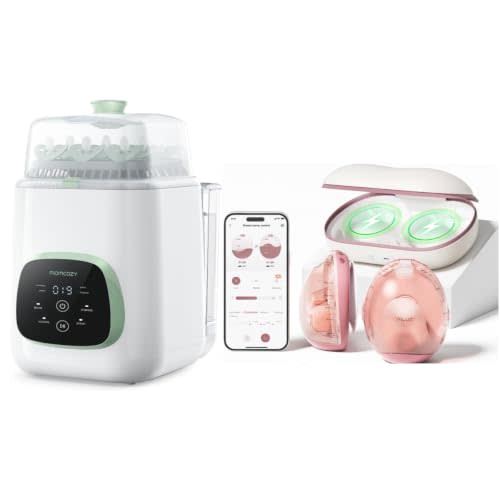 Momcozy KleanPal Pro Bottle Washer & Air 1 Wearable Breast Pump | Momcozy KleanPal Pro Bottle Washer & Air 1 Wearable Breast Pump