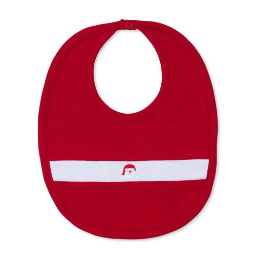 CLB Holiday Medley 25 Red Santa Hand Emb. Bib