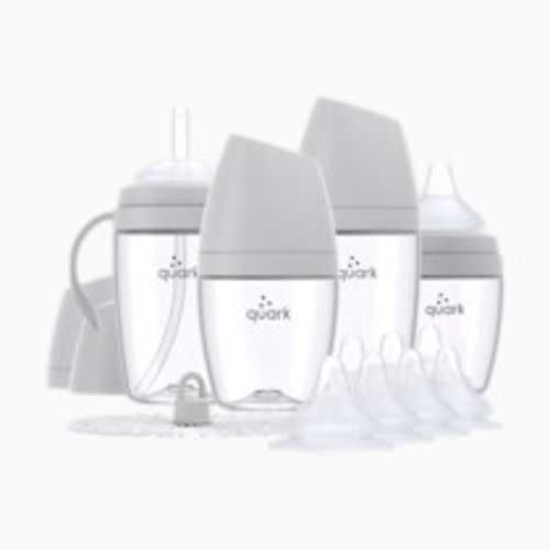 Quark BuubiBottle Hybrid Baby Bottle Bundle - Grey