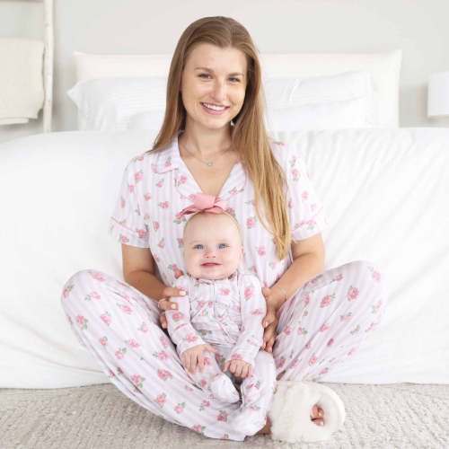 Women's Two Piece Flare Lounge Set | Rosy & Cozy