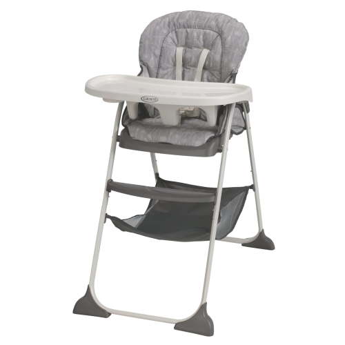Graco Slim Snacker Highchair with One-Hand Fold, Adjustable Recline, Whisk