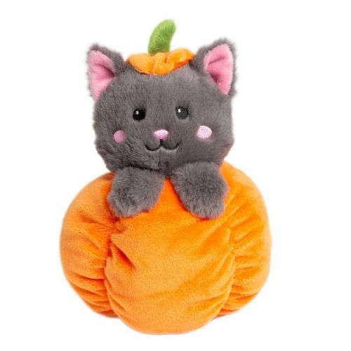 Pearhead Pumpkin Cat Halloween Plush Baby Toy - 0m+