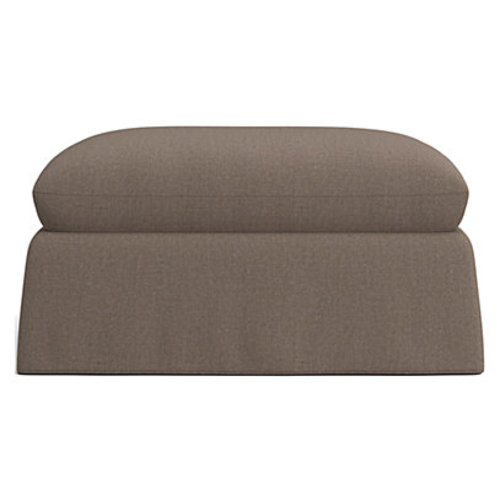 Ever Striped Slipcovered Storage Nursery Ottoman by Leanne Ford