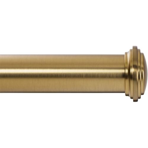 Ivilon Window Curtain Rod 28 to 48 Inch. Warm Gold